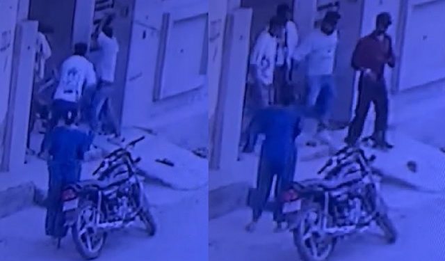 अंबाला में युवक की फिल्मी अंदाज में पिटाई; गिड़गिड़ाती रही महिला, मारते रहे बदमाश
