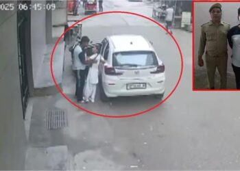 दिनदहाड़े स्कूल के बाहर से लड़की का अपहरण, CCTV में कैद हुआ दहशतभरा मंजर — नोएडा में सनसनी