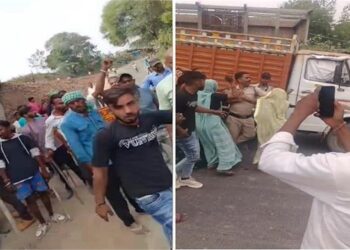 4 दिन से गायब युवक की कुएं से मिली लाश, फूट पड़ा लोगों का गुस्सा, पुलिस से हाथापाई, चक्काजाम से बिगड़े हालात